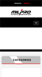 Mobile Screenshot of milpro.com